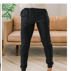 Women's Black Jogger Pants